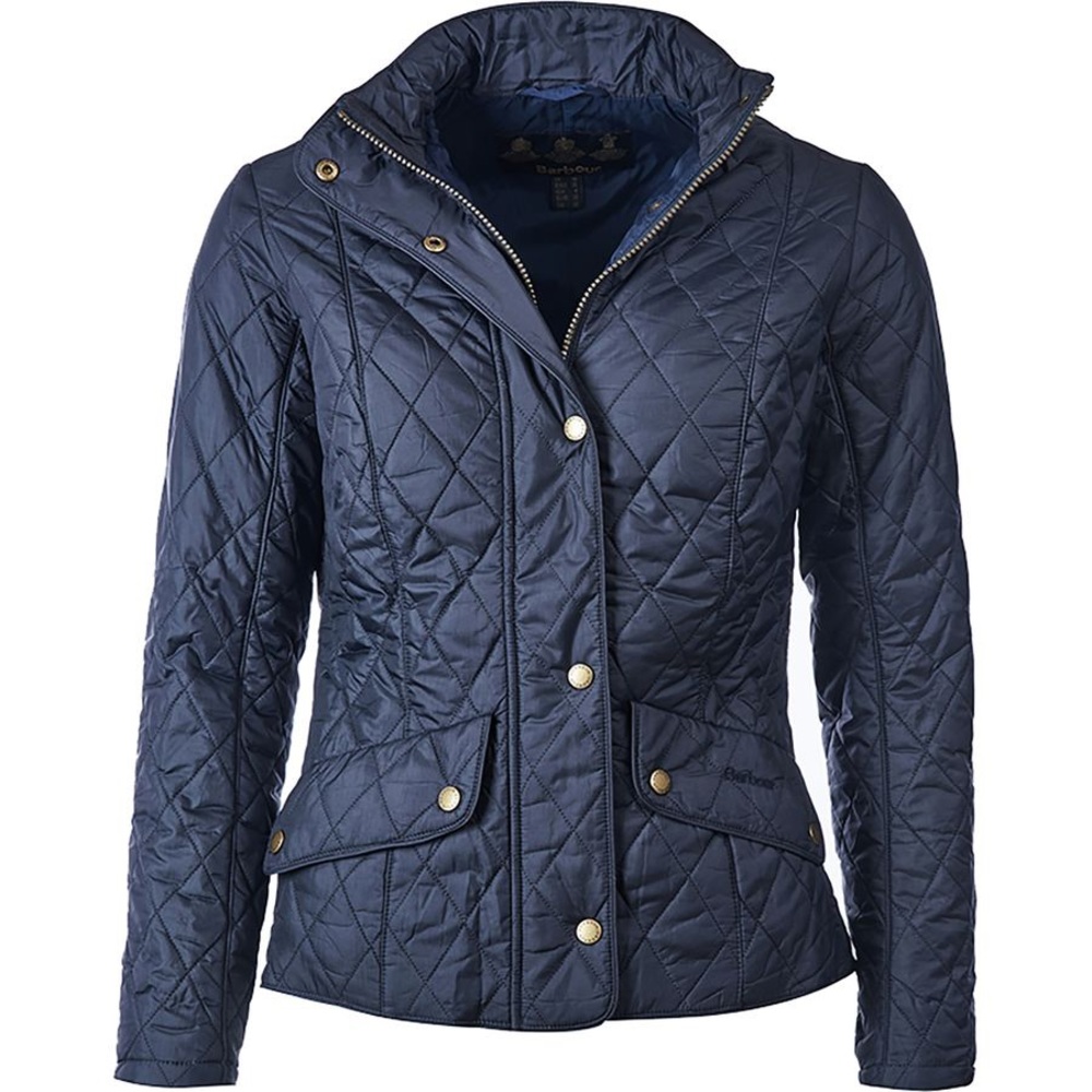 Barbour Flyweight Cavalry Quilted Jacket in Navy